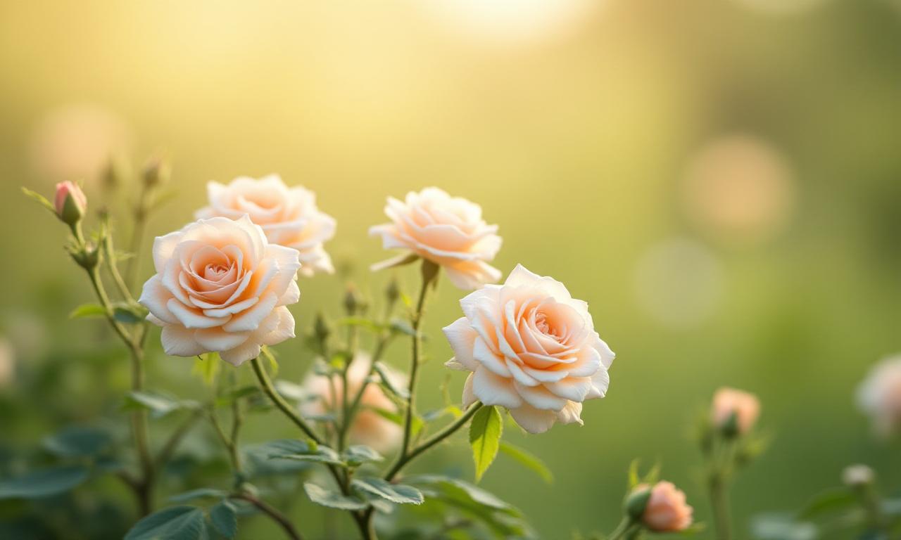 Soft blurred floral arrangement background